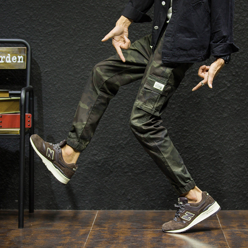 trousers Korean Edition Trend Multiple pockets Overalls Spring Easy Chaopai man leisure time camouflage Haren pantsin the Men's clothing, Casual pants  category - from Buy2taobao.com to provide professional Taobao agent buy service