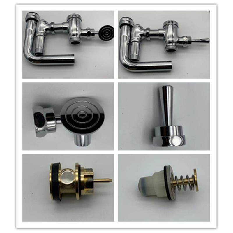 脚踏阀配件DC603VLVLF手按脚踩冲洗阀阀芯踏板推杆密封圈手柄