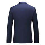 主推男士镂空大码单西15个纯色外贸跨境K711藏青修身西服p85，男装西服，星座1616