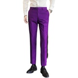 主推男士工作服大码修身西裤10个纯彩色外贸跨境U711粉色p55，男装西裤，星座1616