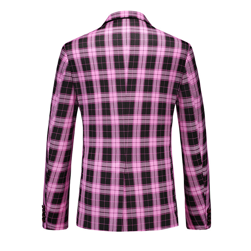 主推男士大码西服单西修身时尚一粒扣外贸跨境750黑粉p150,男装西服,星座1616