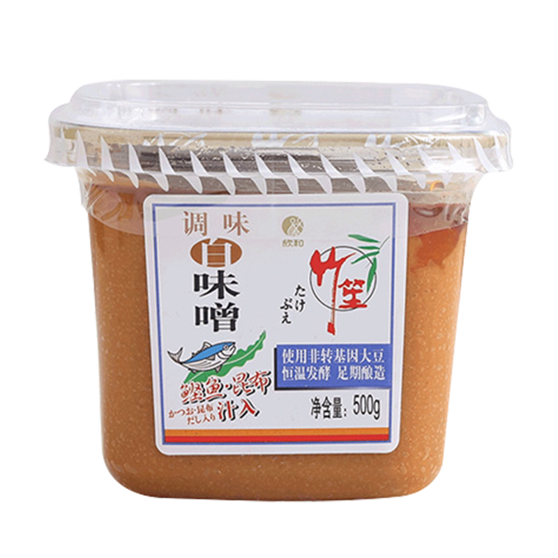 欣和竹笙调味白味噌田舍鲣鱼昆布日式味噌汤大酱汤速食拉面汤料汁