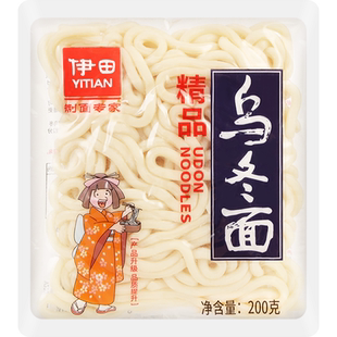 伊田日式乌冬面带xo酱香辣酱料包葱油拌面非油炸湿面条速食方便面