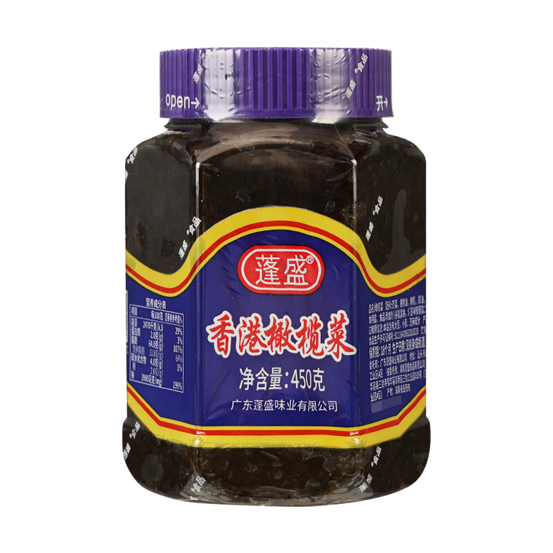 蓬盛香港橄榄菜大瓶装整箱商用
