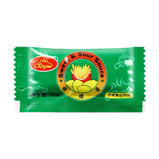 罗根糖醋酱小包装10g*10 30份包邮 鸡块鸡米花薯条蘸酱汉堡酸甜酱