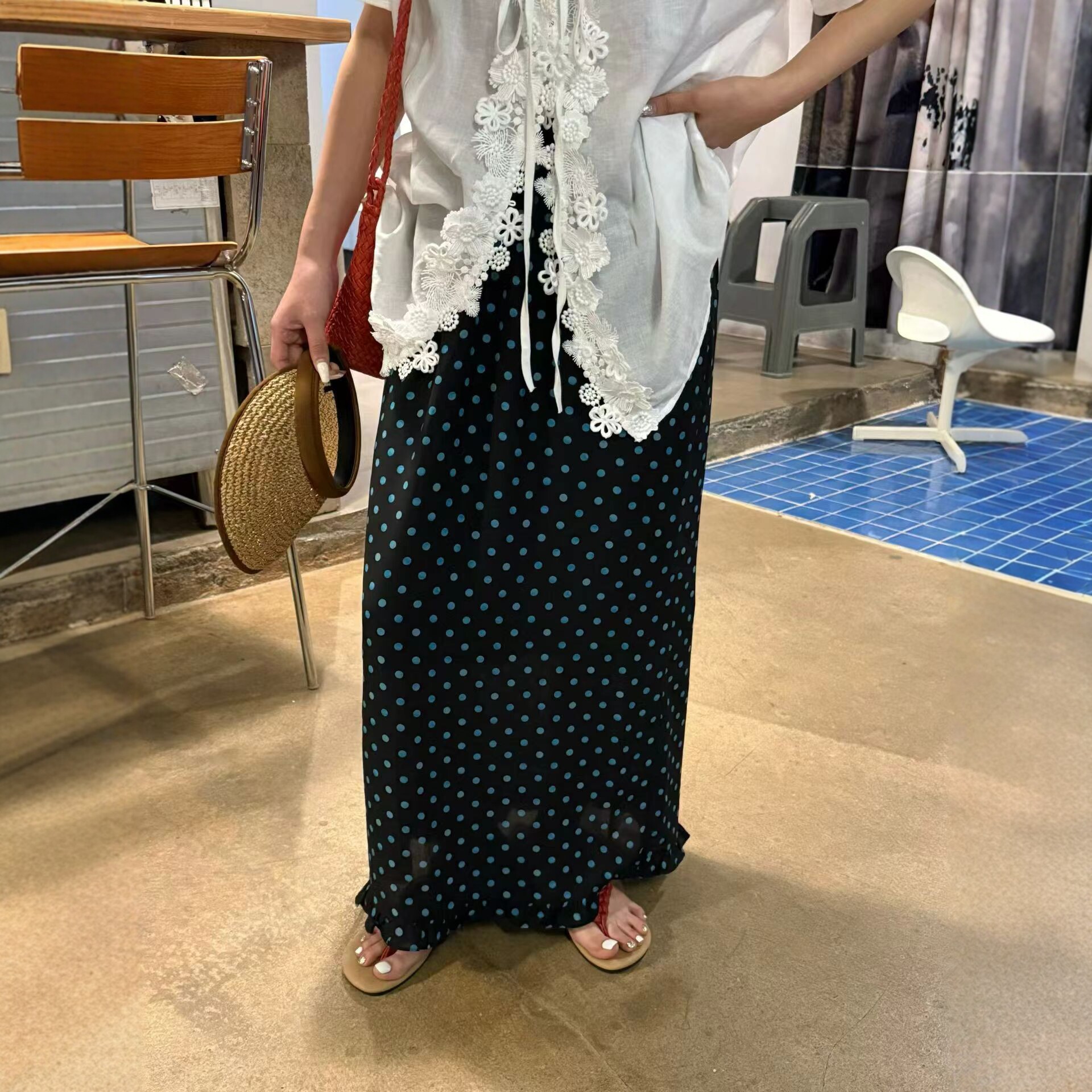 简约显瘦百搭气质温柔半身裙女潮