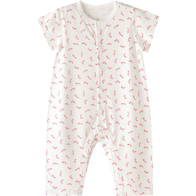 女宝宝短袖长裤连体衣夏装