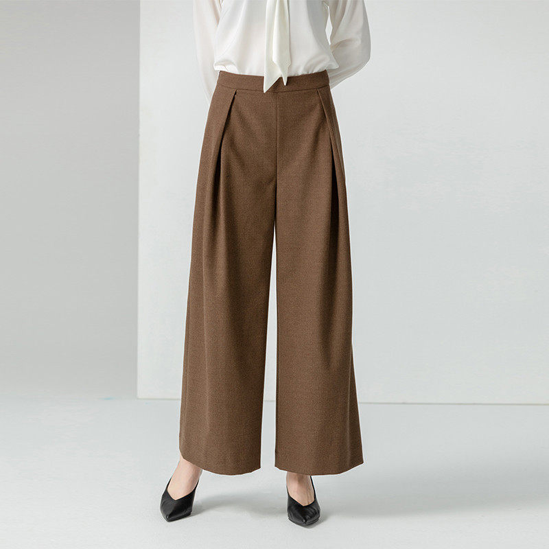 阔腿裤女垂感2025年春夏新款高腰宽松显瘦设计感欧货直筒裤子女裤,女装/女士精品,休闲裤,淘宝优惠券,粉丝福利购,淘宝优惠卷