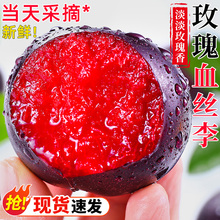 玫瑰血丝李新鲜李子5斤应当季现摘红心李子黑布林红肉恐龙蛋整箱