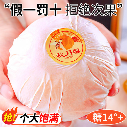 正宗秋月梨！当季鲜果脆甜多汁