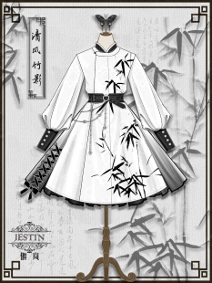 清風竹影中華風小洋裝 連衣裙lolita裙子意向金 偃嵐lolita