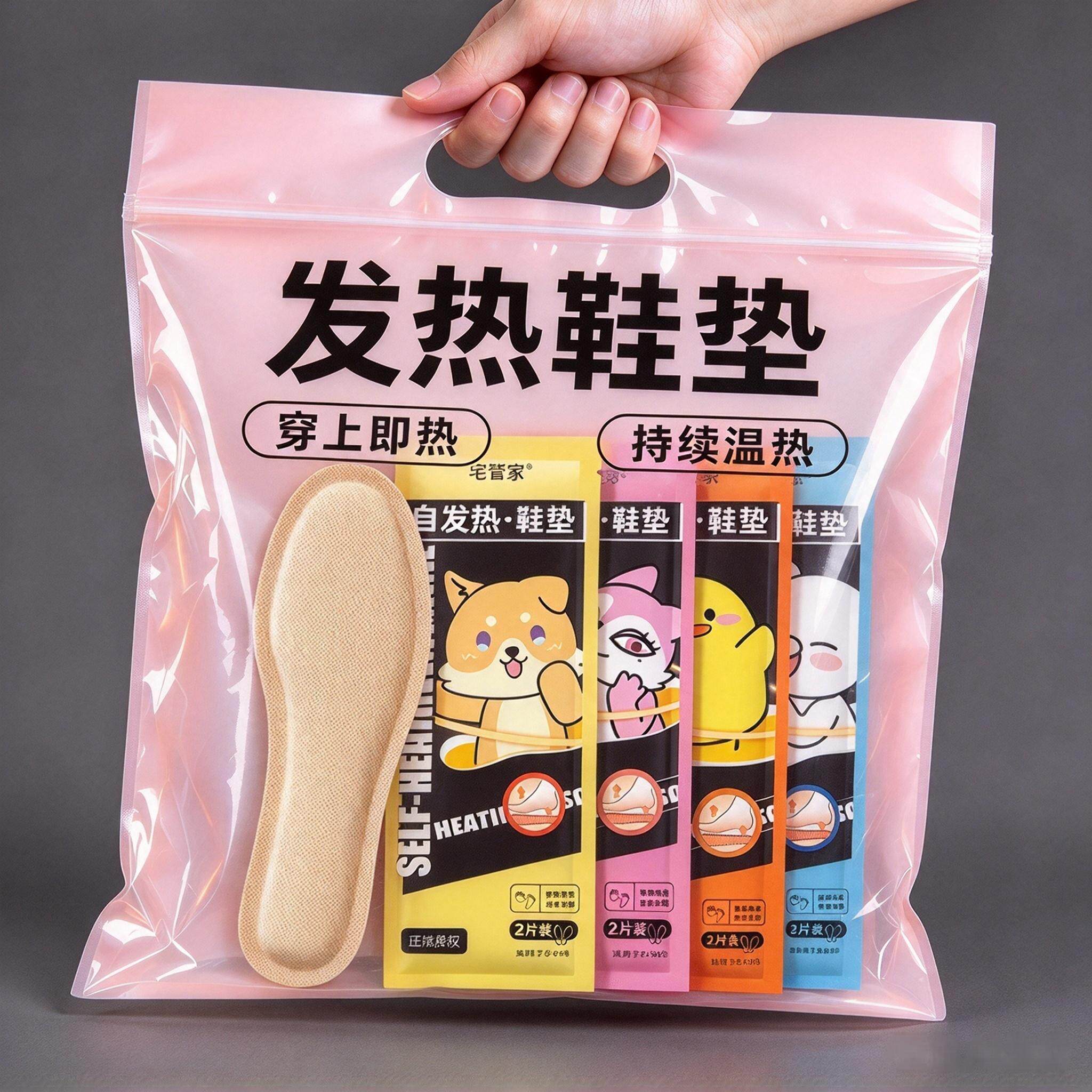 发热鞋垫宅智家老人暖脚保暖发热鞋垫发热贴暖足贴暖脚宝穿戴式