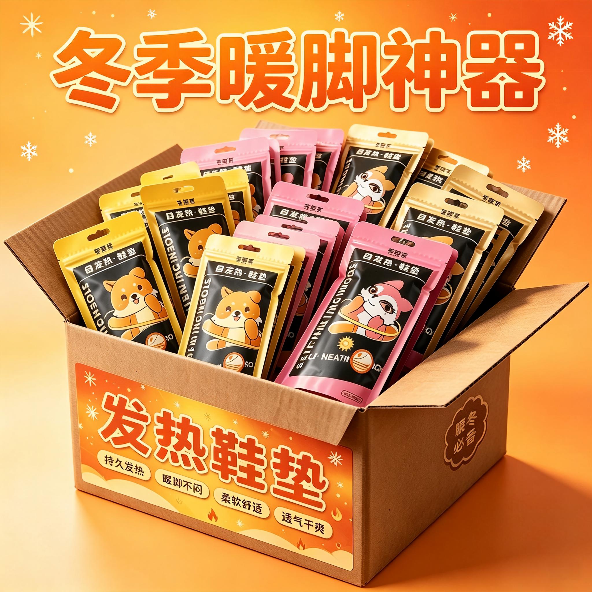 【30双】自热发热鞋垫暖脚不硌脚