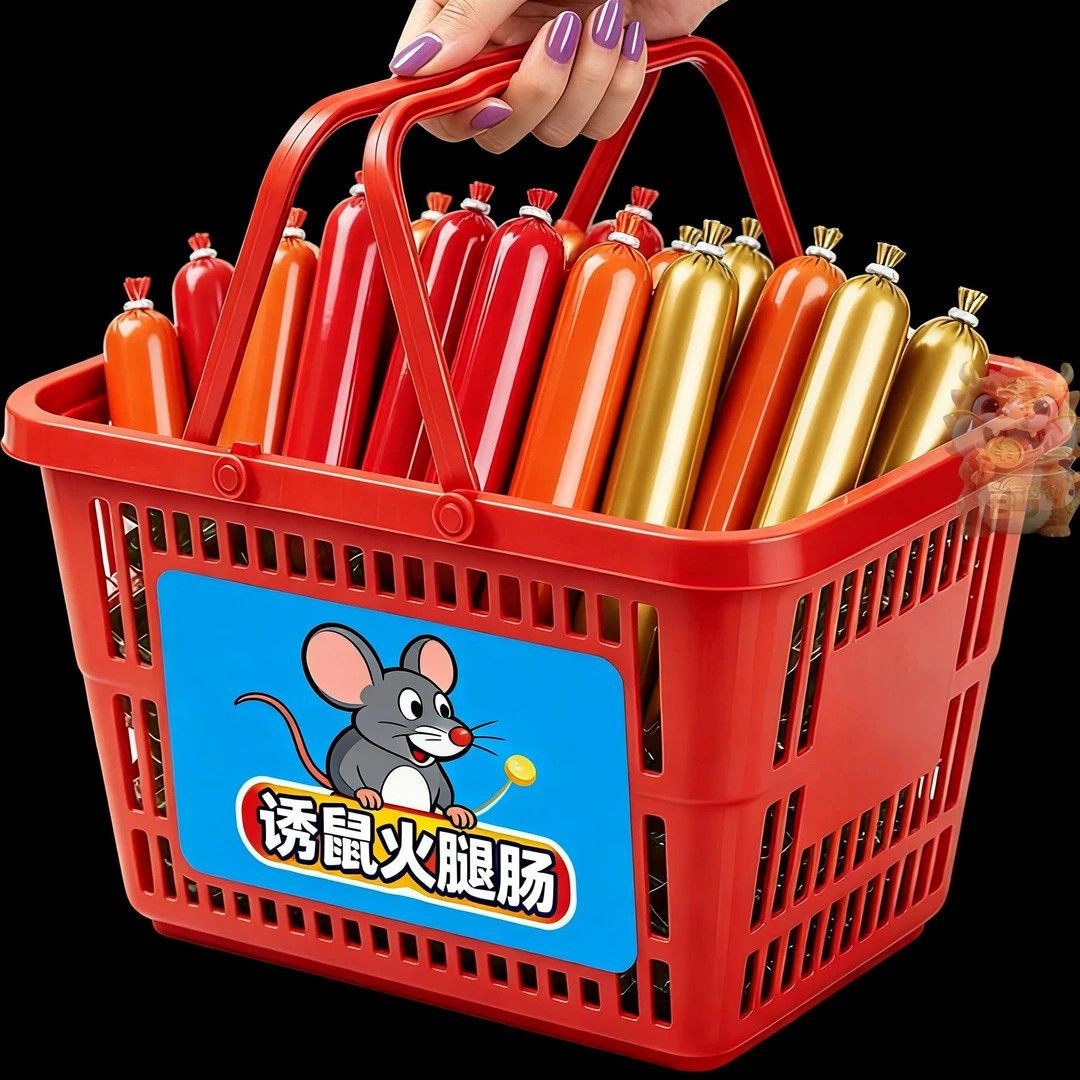 100根】香味浓郁捕鼠诱饵肠