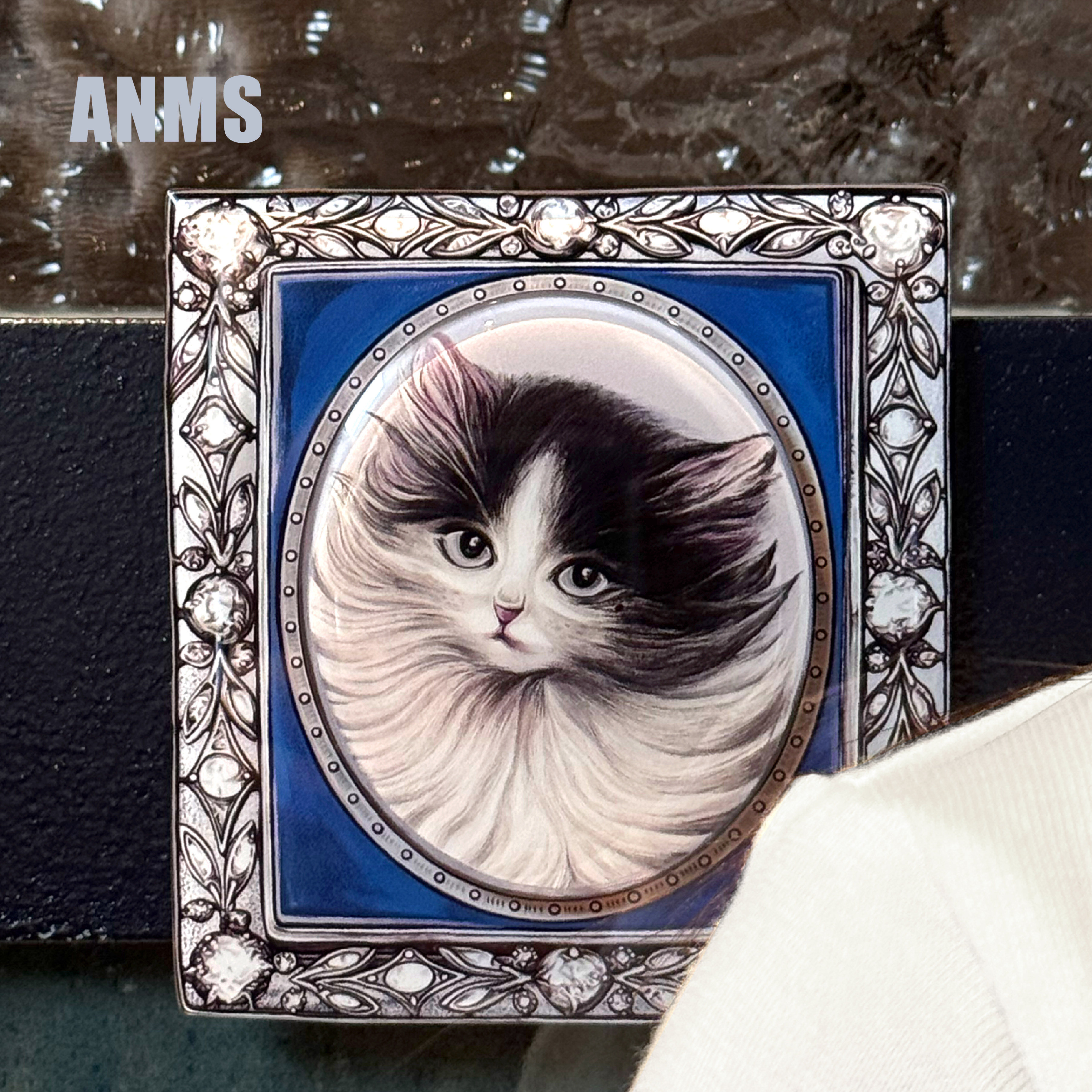 ANMS《猫咪珠宝》滴胶异形亚克力冰箱磁贴 复古艺术手绘送人礼物,家居饰品,冰箱贴,淘宝优惠券,粉丝福利购,淘宝优惠卷