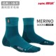 悍将户外运动美丽奴经典 羊毛透气耐磨跑步袜透气抑菌中短筒运动袜