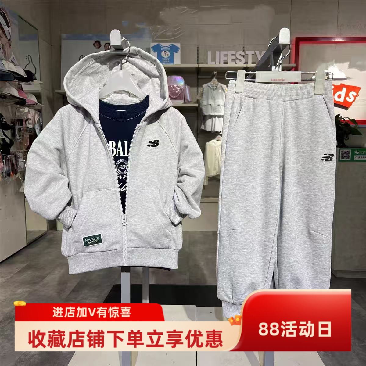 验货2025秋季新款男童外套儿童运动服女童连帽夹克灰色黑色拉链衫