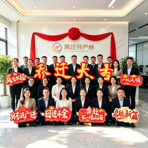 公司乔迁之喜kt板手举牌拍照道具