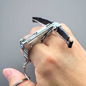 眼镜蛇折叠迷你弩模型钥匙扣 复古中世纪冷兵器迷你弩模型钥匙扣