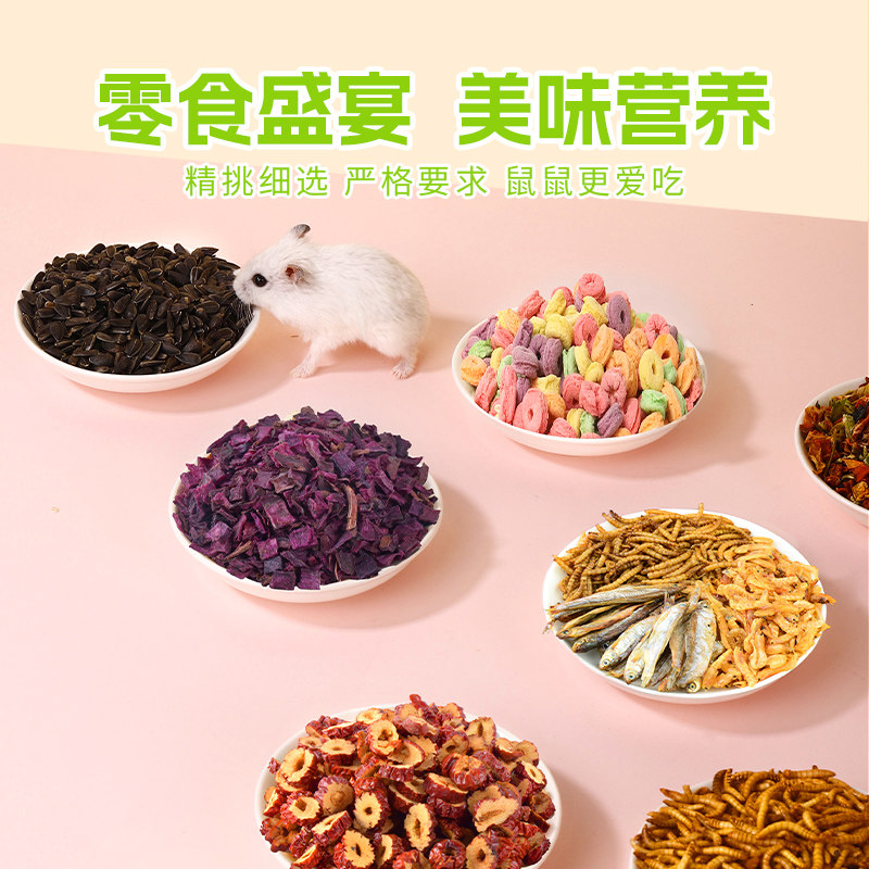 小仓鼠零食面包虫干小黑瓜子葵花籽磨牙棒主粮粮食用品鼠粮金丝熊,宠物/宠物食品及用品,鼠类喂食器,淘宝优惠券,粉丝福利购,淘宝优惠卷