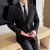高定羊毛西服时尚休闲西装外套男士韩版修身西装DX73-P168，男装西服套装，星座1606-1