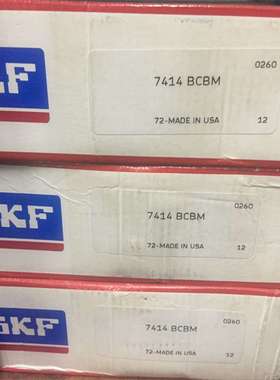 SKF 7414BCBM 瑞典进口轴承 7413 7412 7410 7409 7408 7407 7406
