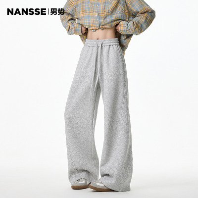 NANSSE重磅运动卫裤男阔腿长裤子