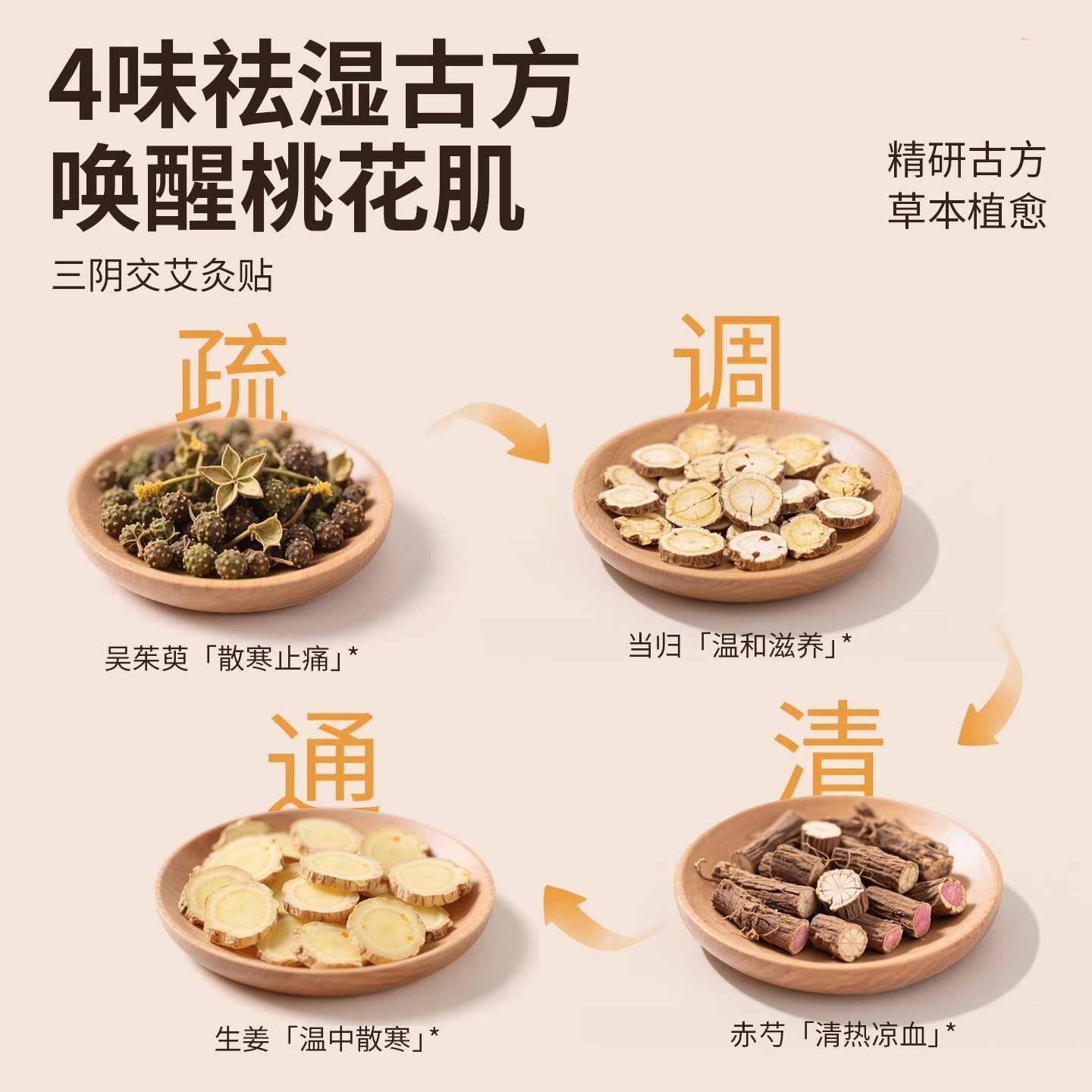奇尊三阴交艾灸贴脚腕脚底保暖自发热贴暖足贴脚踝热敷贴暖脚神器