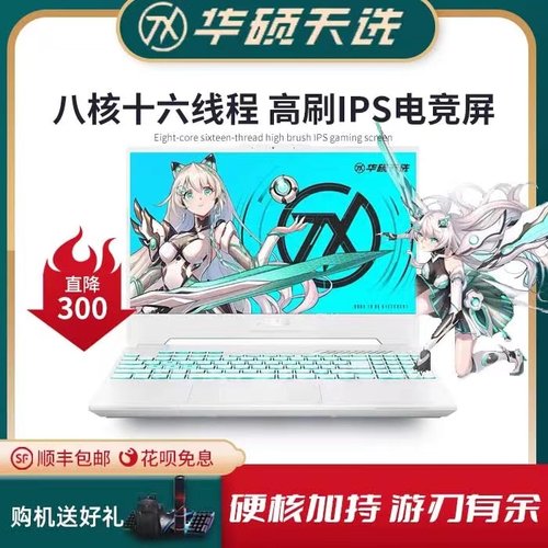 华硕天选游戏高性能游戏本二次元