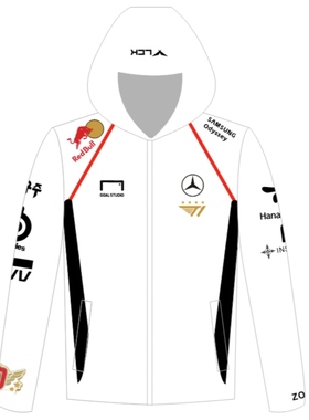 2024T1战队世界赛白色风衣夹克Faker同款出征服SKT队服四星新队服
