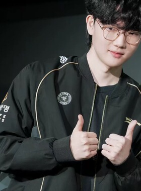 2025世界赛s15出征服小花生peanut韩华队服viper3刺绣HLE韩风夹克