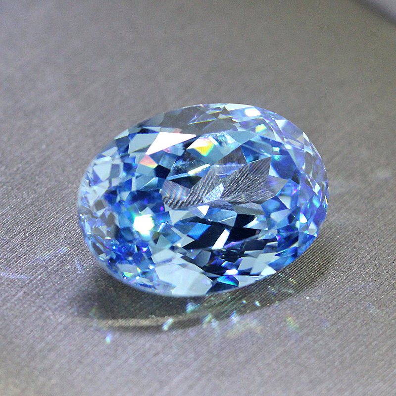 高精切椭圆形蓝钻高碳钻戒指戒面项链耳钉未镶嵌男女款钻石形钻戒,珠宝/钻石/翡翠,其他,淘宝优惠券,粉丝福利购,淘宝优惠卷