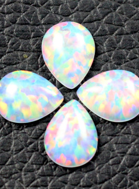 未镶嵌水滴形夜光裸石戒面