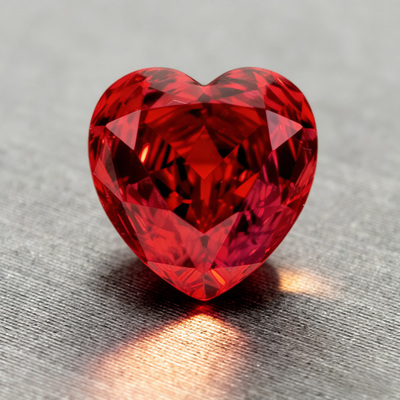 真心玫瑰高精切帕德玛石榴石裸石