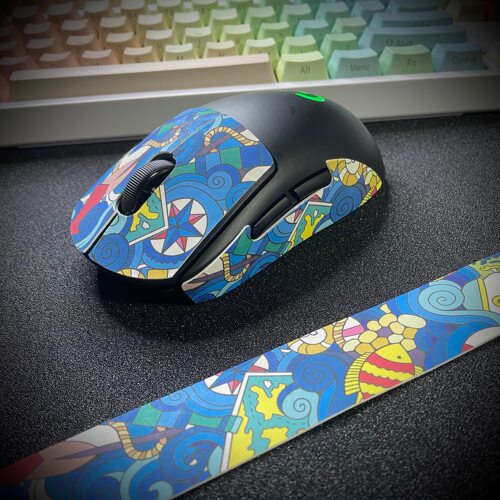 鼠标防滑贴GPW 吸汗贴无线毒蝰终极版 DIY 背贴定制防滑防汗