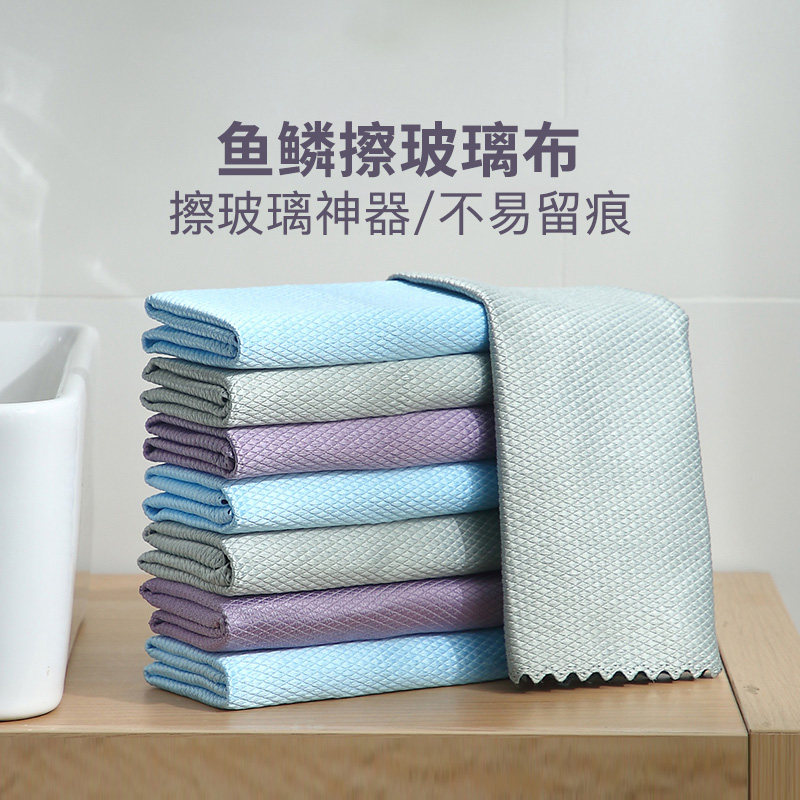 玻璃清洁布玻璃不易掉毛无水印
