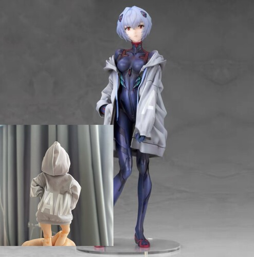 1/12新世纪福音战士绫波丽连帽卫衣外套布衣服二次元动漫手办娃衣