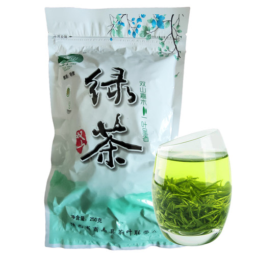 商南县双山绿茶250g雨前茶上市陕