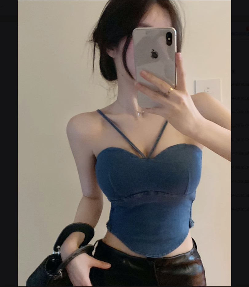 带胸垫吊带女带胸垫吊带女