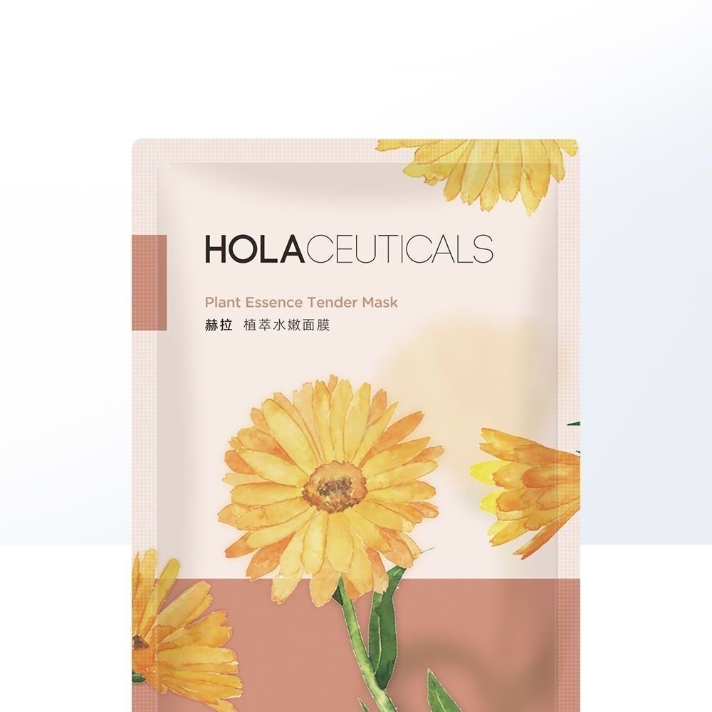 Hola赫拉植萃水嫩金盏花面膜25ml*5淡纹抗衰紧致透亮面膜舒缓补水