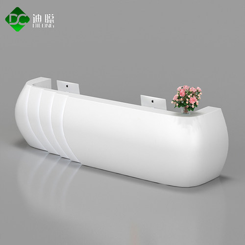 迪聪烤漆前台桌钢琴烤漆工艺