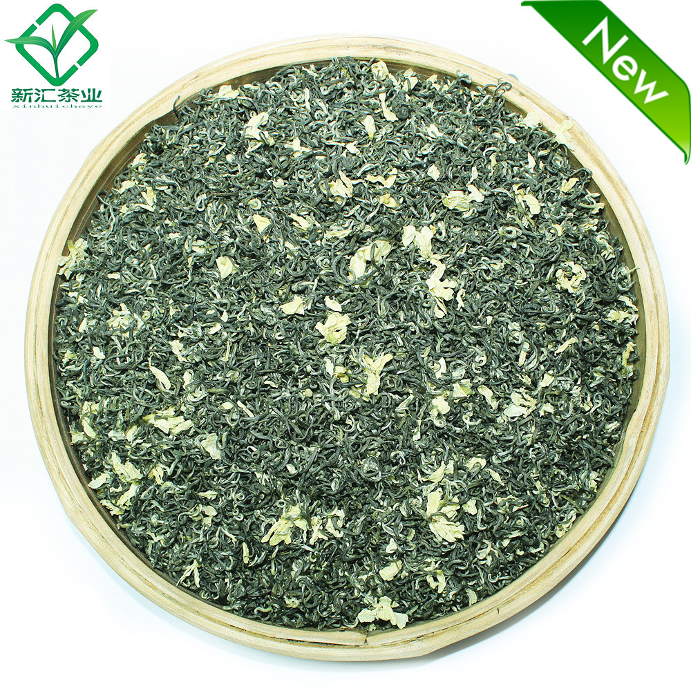 散装包邮500g新茶四川蒙顶山碧潭茉莉花茶云雾浓香型飘雪茶叶2018