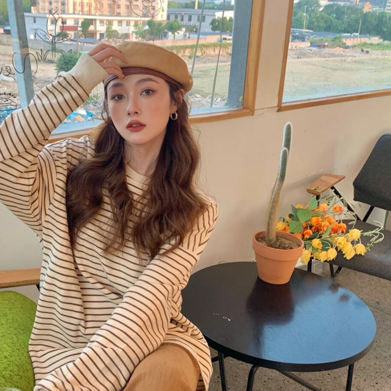 网红麂皮绒文艺英伦复古风贝雷帽