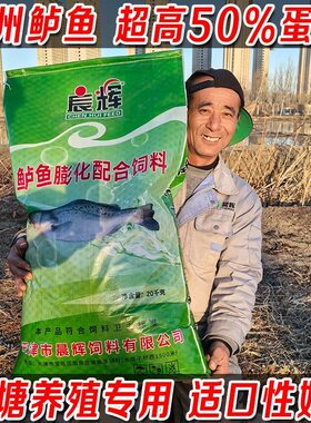 加州鲈鱼饲料50高蛋白肉食性浮水颗粒鱼苗鱼食池塘养殖厂专用批发