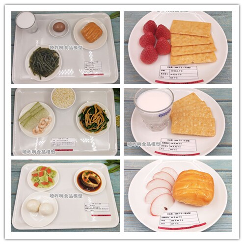 仿真月子餐每日饮食1800大卡能量餐膳食营养指导假食品模型可订制