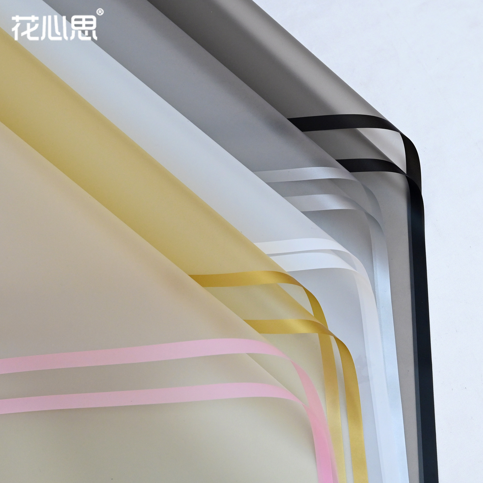 魔边雾面纸半透明鲜花礼品韩式