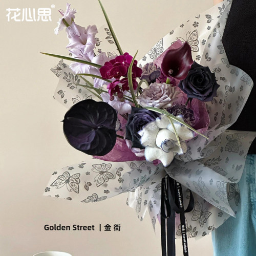 花心思蝶之恋诺莎纸磨砂雾面纸