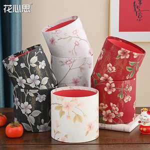 中国风抱抱桶鲜花插花桶