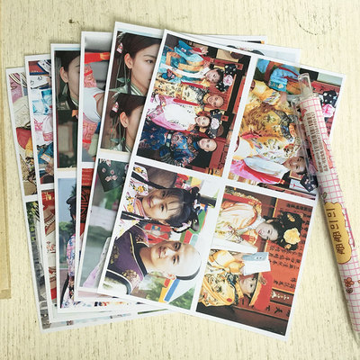 怀玉公主小贴纸郑家榆怀玉格格孙耀威王浩古装爱情清宫剧收藏贴画