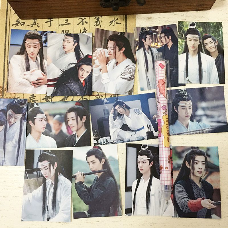 陈情令小贴纸 肖战王一博魏无羡蓝忘机古装权谋仙侠剧周边小贴画